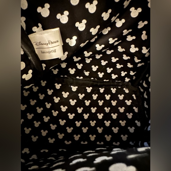 DISNEY Parks Loungefly Sequin Mickey Mouse Ears Rainbow Mini Backpack pre loved - Picture 6 of 7